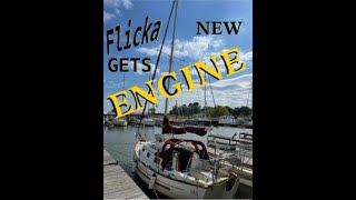 Pacific Seacraft Flicka 20 engine replacement [upl. by Danziger]