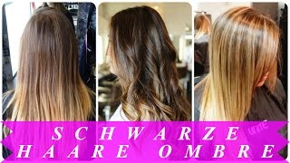 Schwarze haare ombre [upl. by Trutko]