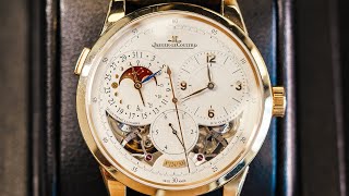 JaegerLeCoultre Duometre Lunaire Q6040420 Review  18k Yellow Gold  Limited Edition [upl. by Atteuqihc596]