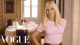 73 Questions With Donatella Versace  Vogue [upl. by Sondra388]