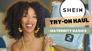 SHEIN TryOn Haul  Shopping for Maternity Clothes [upl. by Edbert]