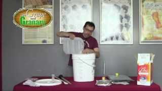 Making Wine At Home How to make an RJ Spagnols Orchard Breezin Wine Kit [upl. by Melgar792]