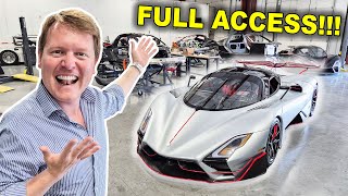 SSC TUATARA FULL STORY Exclusive Factory Tour with Jerod Shelby [upl. by Sinnek829]