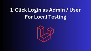 Laravel Login with Different Roles No Password [upl. by Fondea291]