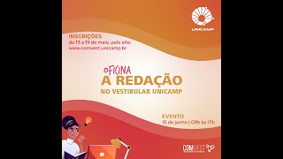 Oficina  A Redação no Vestibular Unicamp [upl. by Leonerd]