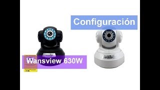 🔻Review 🔻Tutorial Configuracion camara IP WiFi🔻 Wansview🔻 NCM630w 🔻Negra iSmartViewPro camera🔻 [upl. by Gerc]