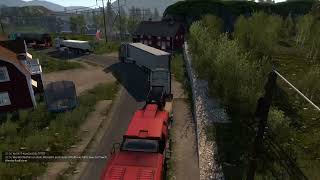 The weekend TruckersMP experience feat my trucks broken neck [upl. by Goulette]