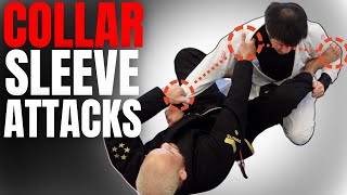 5 Essential Attack From Collar Sleeve  Perfect for Every JiuJitsu Level [upl. by Shelby856]