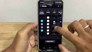 Como ativar ou desativar o painel edge no Samsung S22 S22 e S22 Ultra [upl. by Akcirret357]