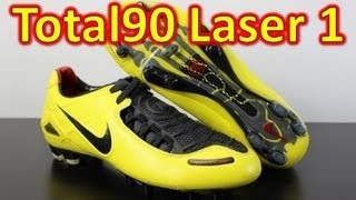 Nike Total 90 Laser 1 Zest Yellow  Retro Unboxing  On Feet [upl. by Ahseya]