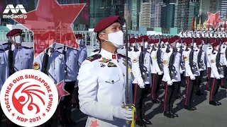 Entry of the Guard of Honour and the arrival of VIPs  NDP 2021 Ceremonial Parade [upl. by Atinehs413]