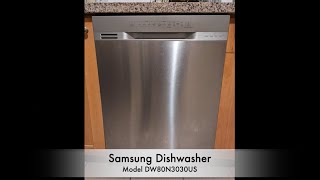 How to clean Samsung Dishwasher Filters and Interior Model DW80N3030US [upl. by Pierette]