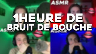 ASMR  Compilation bruit de bouche pendant  1 heure [upl. by Alodee63]