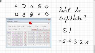 06A1 Kombinatorik Fakultät Binomialkoeffizient [upl. by Aihsitan]