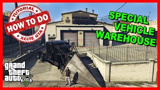 SPECIAL VEHICLE WAREHOUSE  WHERE TO BUY How To Use The Special Vehicle Warehouse GTA 5 ONLINE [upl. by Treboh19]