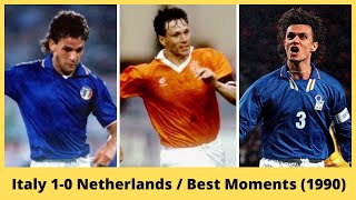 1990 Match With Great Players ● Italy 10 Netherlands [upl. by Eneirda908]