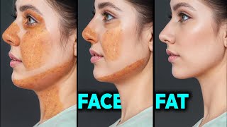 FACE EXERCISES TO LOSE FACE FAT  DOUBLE amp FACELIFT [upl. by Naro]