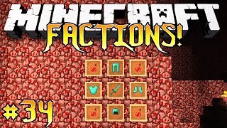 NETHER QUEST  Factions Modded Minecraft Modded Factions  34 [upl. by Olotrab]