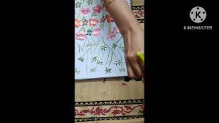 Onestroke acrylicpainting painting ytshots letsstitchcooktipandvlog [upl. by Arly]