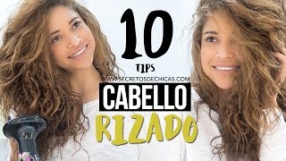 10 TRUCOS PARA EL CABELLO RIZADO  RIZOS PERFECTOS [upl. by Turrell302]