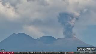 Jul 18 2024 Etna Volcano just went off again [upl. by Noraj332]