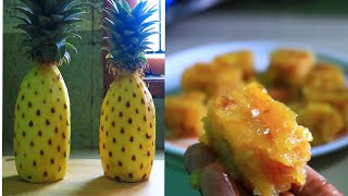 Pineapple halwa recipe  Tasty and healthy pineapple halwa recipe [upl. by Sinnej]