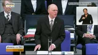 Eröffnungsrede Norbert Lammert zur Bundesversammlung am 18032011 [upl. by Haras171]