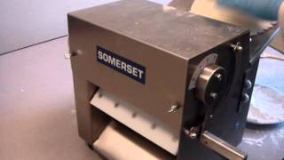 The Somerset CDR100 Dough Sheeter Operation Demo [upl. by Norman]