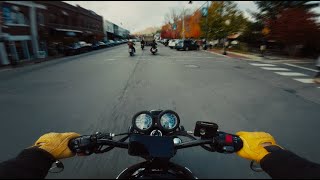 Ride Into Town With The Lads  TRIUMPH BONNEVILLE T120  Raw Sound [upl. by Laval]