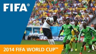 FIFA WC 2014  France vs Nigeria  International Sign [upl. by Nnarefinnej]