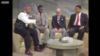 Frazier Ali and Foreman On British TV Show Very Funny [upl. by Eneleahs242]