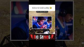 Silver amp Gold Lobby 😂 shorts bgmi pubgmobile [upl. by Ciel]