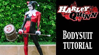 Harley Quinn Costume Tutorial  Bodysuit [upl. by Otrebile]