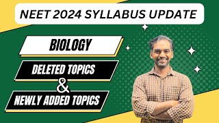 Biology Deleted Portions  NEET 2024 Reduced syllabus [upl. by Nirda359]