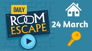 Daily Room Escape  24 March  Full Walkthrough  Crazygames [upl. by Hachmin]