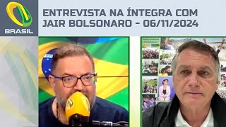 Entrevista na íntegra com Jair Bolsonaro  06112024 [upl. by Julissa]