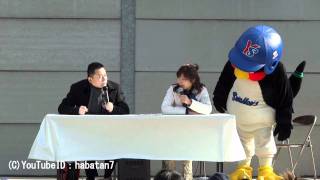 120103 ドラゴンズ 石黒広報トークショー with ドアラ つば九郎 その２ [upl. by Eagle420]