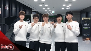 170125 kt Rolster backstage at the LCK 2017 Spring Split R1 vs Longzhu Gaming [upl. by Rednaskela]