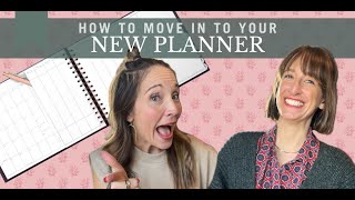 5 STEPS TO MOVE INTO YOUR NEW PLANNER  OMG Planners with Laurel Denise [upl. by Truk]