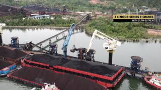 ECrane Bayan Balikpapan Coal Terminal 2019 [upl. by Church]