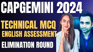 🔴CAPGEMINI 2024 Technical MCQ amp English Assessment  Capgemini 2024 [upl. by Jakie]