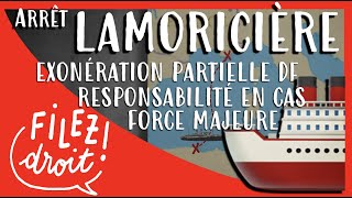 Arrêt du naufrage du Lamoricière Exo partielle de Resp et force majeure Cass 19 juin 1951 [upl. by Tray468]