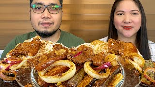 Pork Liempo Bistek Mukbang [upl. by Christmas]