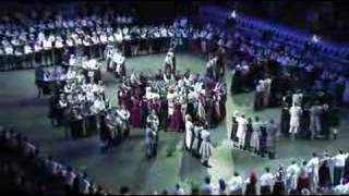 Latvian Folk Dance Show  Grand Ending [upl. by Anwad]