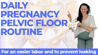 Best Pregnancy Pelvic Floor Exercises Easy Delivery  Fast Recovery [upl. by Kimmy]