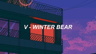 V BTS  Winter Bear Lyrics [upl. by Lesh]