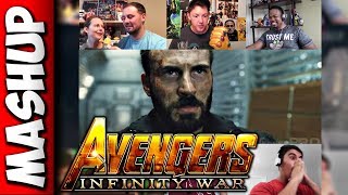 Avengers Infinity War ComicCon Trailer Reaction Mashup [upl. by Massimiliano]