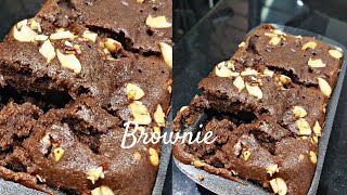 Easy Brownie Recipe  No Egg  No Oven  No Butter No Wheat Flour Quick Brownie Recipe [upl. by Inajar989]