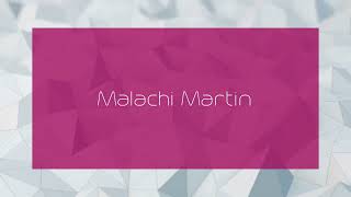 Malachi Martin  appearance [upl. by Pitts]