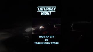 1000HP GTR VS 1000HP GT500 60 MPH ROLL [upl. by Chard539]